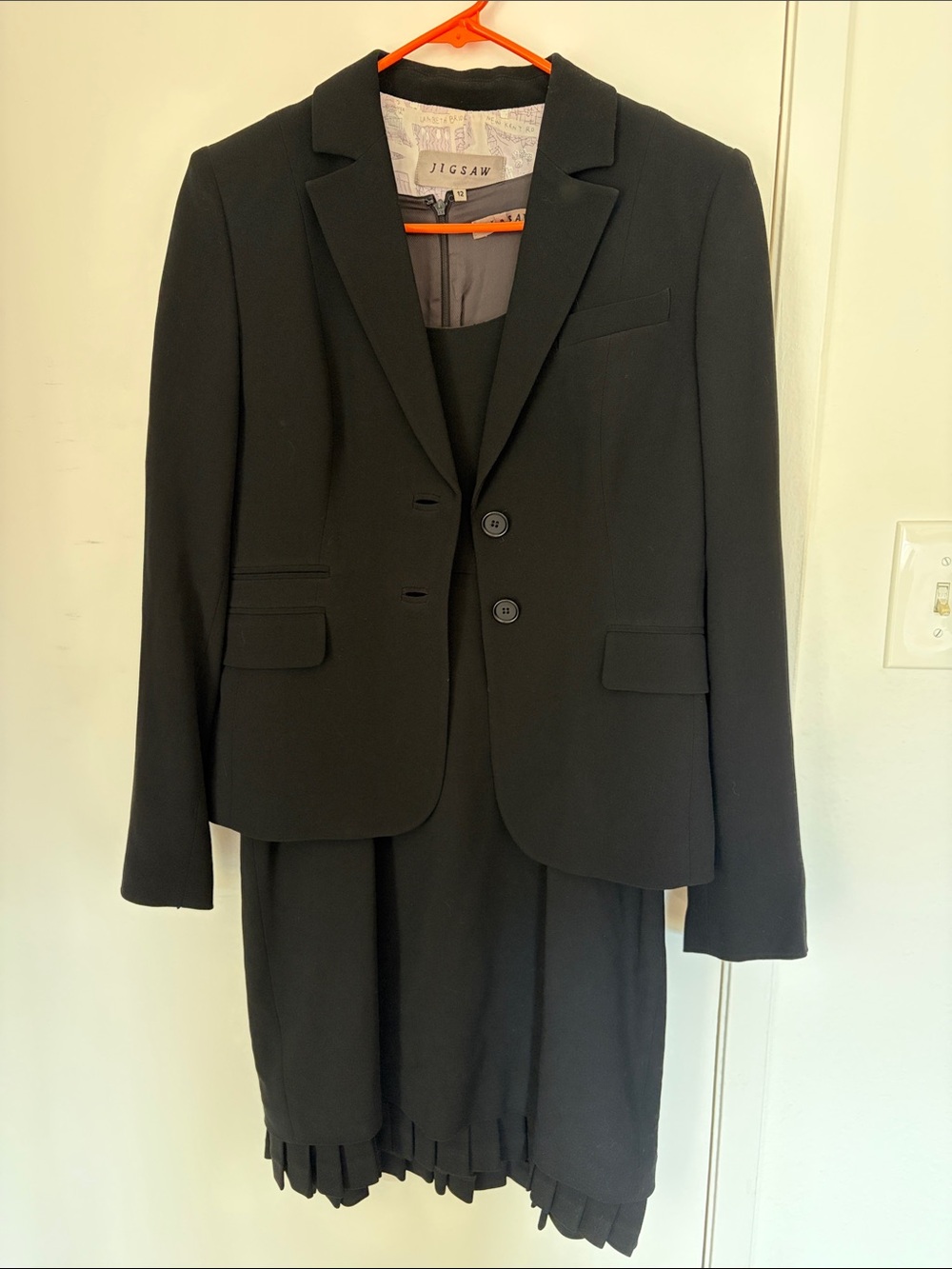 Jigsaw dress & jacket suit set, size 8